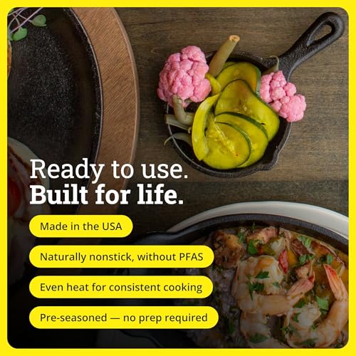 Pre Seasoned Cast Iron Skillet (Skillet / 3.5-inch)
