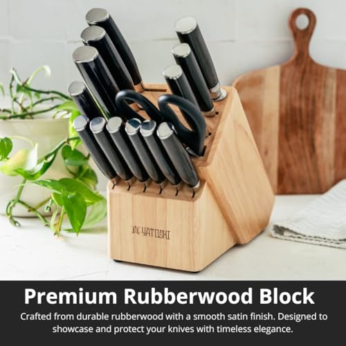 Yatoshi 15 Piece Knife Block Set