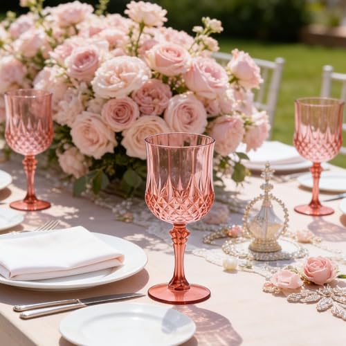 48Pack Plastic Wine Glasses (48 Count)