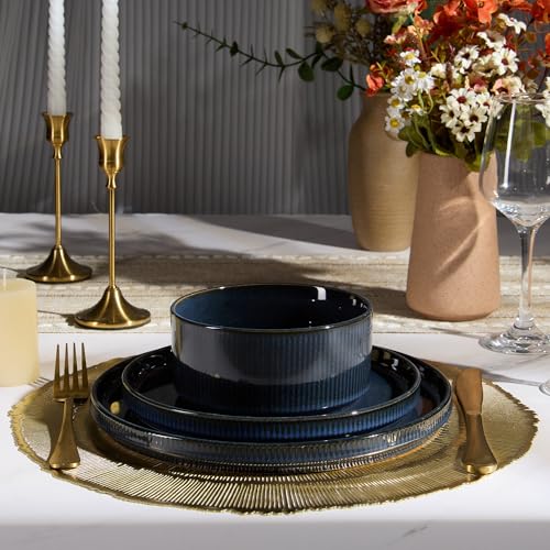 24 Piece Stoneware Dinnerware Sets