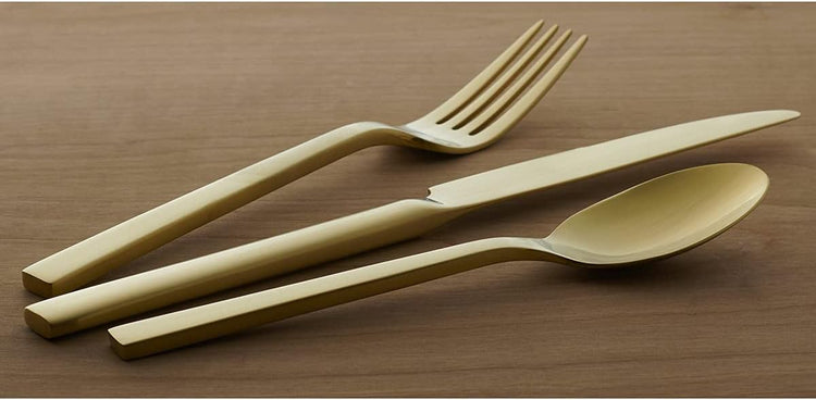 Oneida Chef's Table Champagne 20 Piece Everyday Flatware Set, Service for 4, 18/0 Stainless Steel, Silverware Set