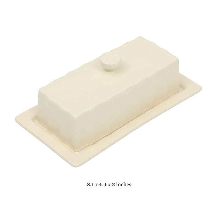 Broadbrook Stoneware Butter Dish with Lid