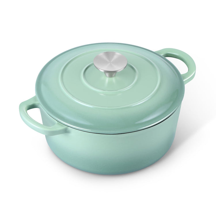 3 Qt Enameled Cast Iron Dutch Oven with Lid