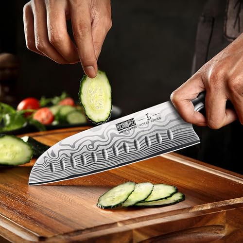 7 Pc Knife Set with Magnetic Knife Holder