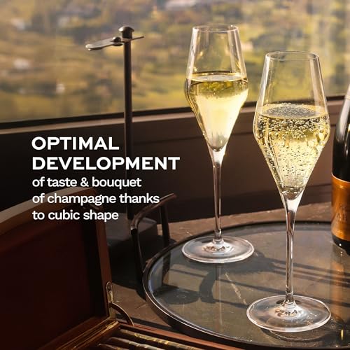 Champagne Glasses Quatrophil Set of 4
