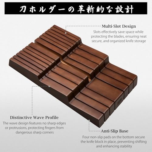 Kitchen Knife Set with Block