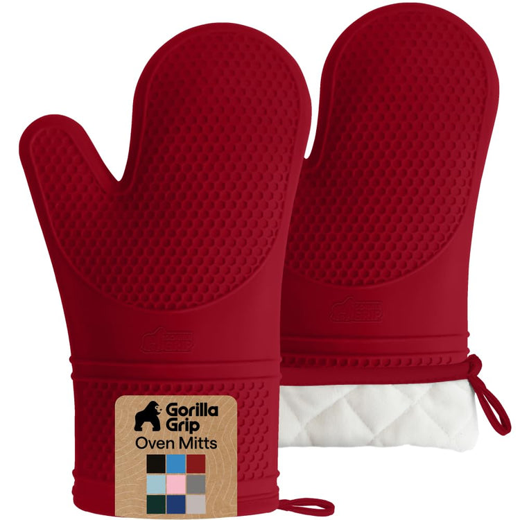 BPA Free Soft Silicone Oven Mitts