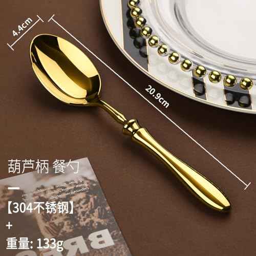 Gold Silverware Set for 6 Flatware Luxury 30 Piece German Gold Utensil Sets 18