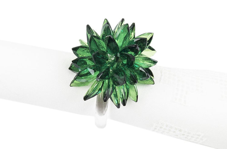 Crystal Design Collection Napkin Rings