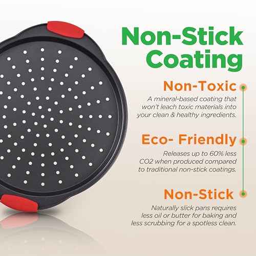 13 Inch Nonstick Pizza Tray Set of 20 Pcs