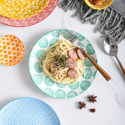 Ceramic Dinnerware Sets (Assorted Colors / 16 Pieces)