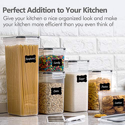 Airtight Food Storage Containers with Lids (Large, Medium, Medium, Small)