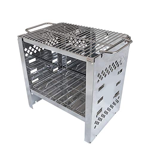 Cooking Grill Grate Cooking Grid 304 Stainless Steel with 0.4" Edge Height