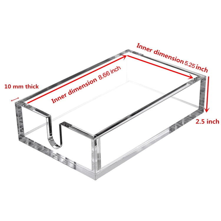 Acrylic Guest Towel Napkin Holder