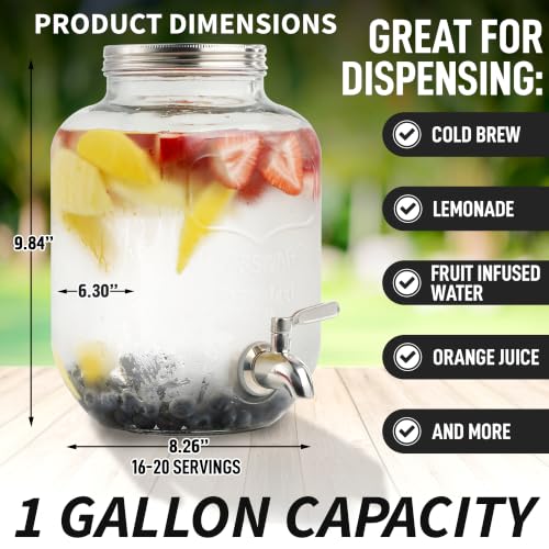 Zulay 1 Gallon (Majestic Silver / 1 Gallon)