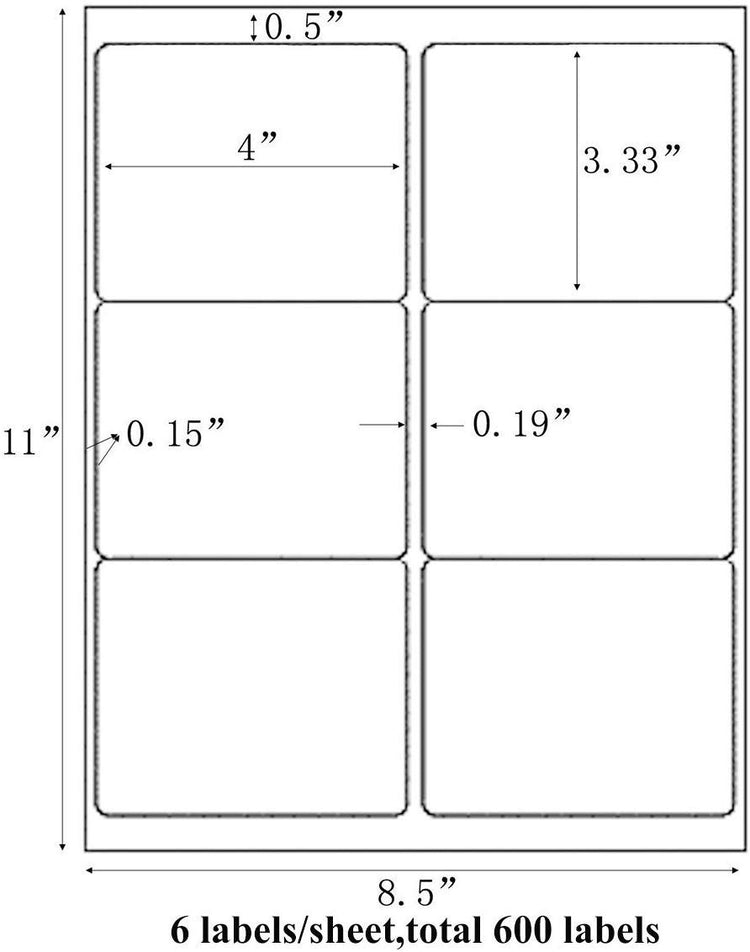 10 UP Sticker Labels