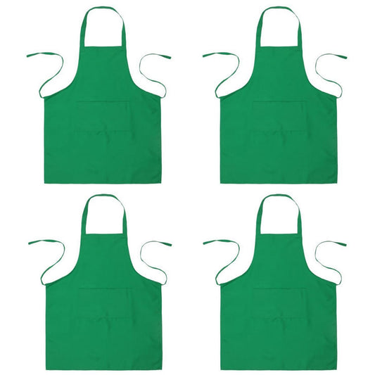 4 Pack Bib Chef Apron (4 Count)