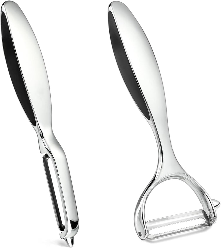 Vegetable Peeler Stainless Steel Potato Peelers Y-Shaped and I-Shaped Peelers,Veggie Carrot Fruit Peelers for Home kitchen