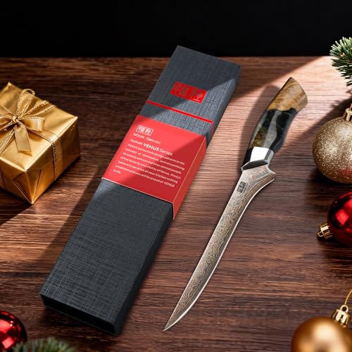 Damascus Fillet Knife 7 Inch