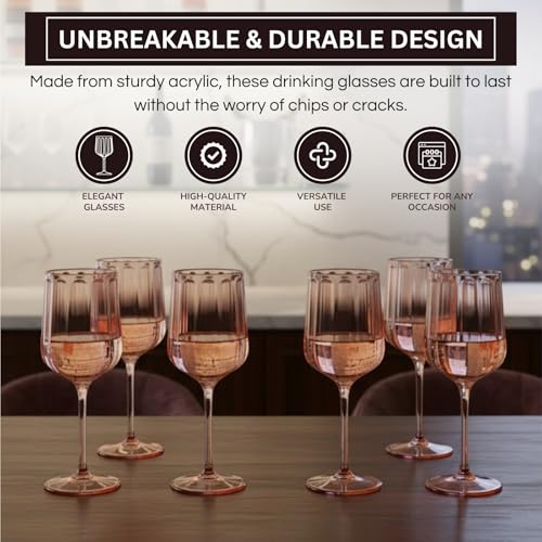 Acrylic Lucia Stemmed Goblets