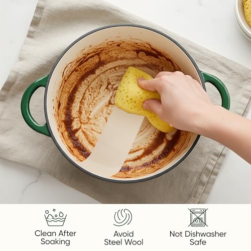 6 Quart Dutch Oven Pot with Lid (6 QT / Green)