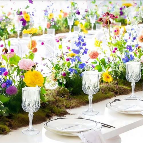 7OZ Plastic Wine Glasses (24 Count)