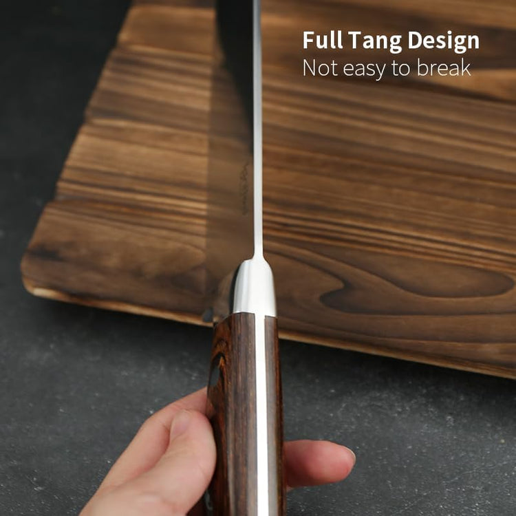 Professional 8 Inch Chef Knife, 1.4116 German High Carbon Steel Kitchen Chef Knife, Chefs Knife With Pakkawood Handle, Dual Blade Sharp Kitchen Knife With Gift Box