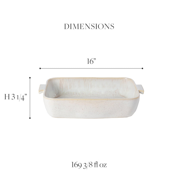 Ceramic 16" x 10.75" Rectangular Baker