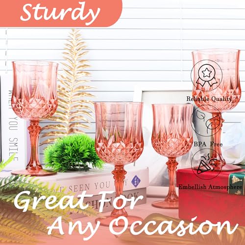 24Pack Plastic Wine Glasses (24 Count)