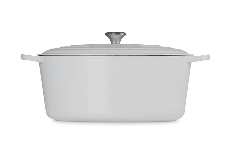 Enameled Cast Iron Oval Dutch Oven