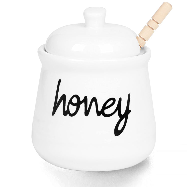 12 oz Honey Jar with Dipper and Lid (12 Ounce)