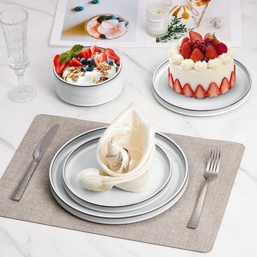 Plates and Bowls Set for 8