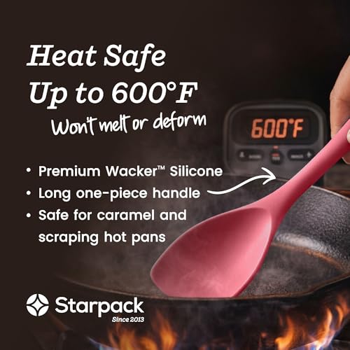 Starpack Like a Boss XL Silicone Cooking Utensils Set (Earthy Pink / XL Size Set of 6, 13")