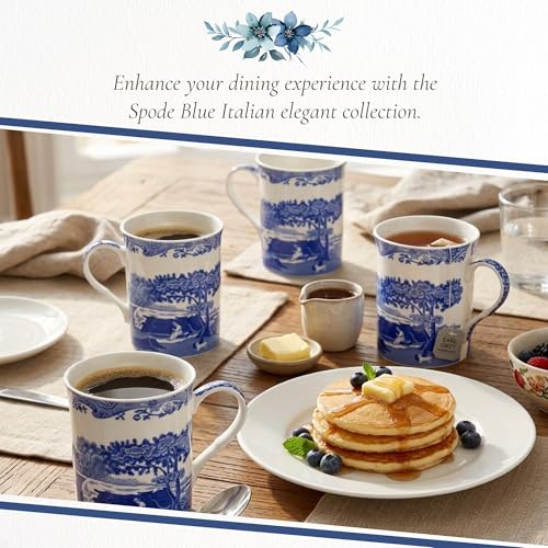 Spode Blue Italian Large Mugs