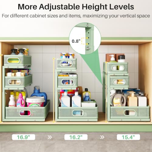 Under Sink Organizer (Green / 1 Pack)