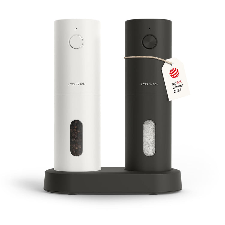 Electric Salt and Pepper Grinder Set