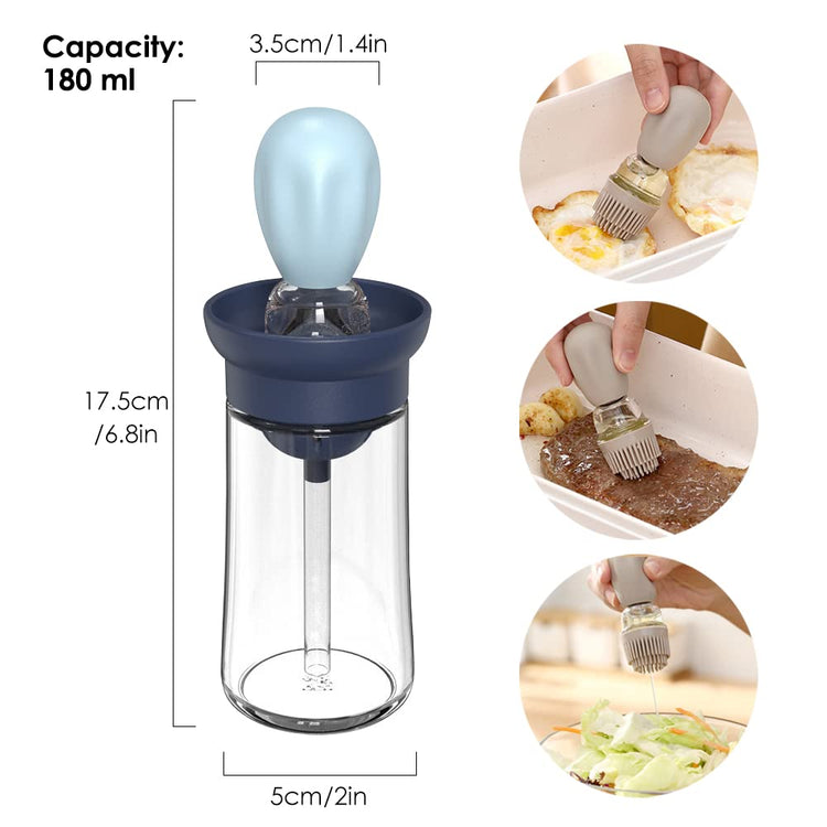 Oil Dispenser with Brush (2 Count)