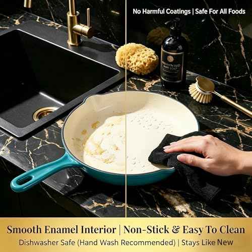 Enameled Cast Iron Cookware Set
