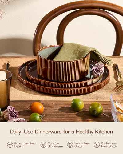 Stoneware Dinnerware Sets (24 Count)
