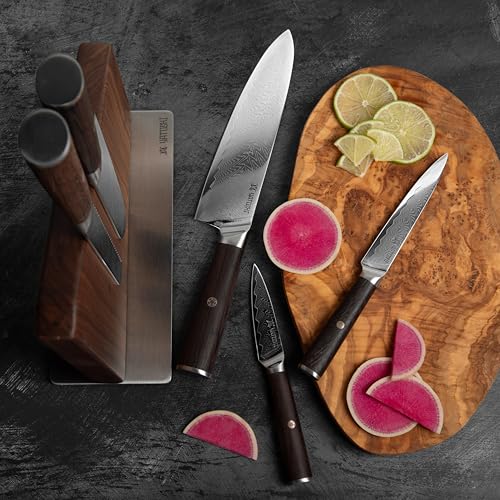 Magnetic Kitchen Knife Block Set (7 Count)