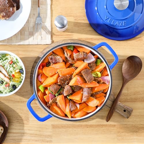 6 QT Enameled Cast Iron Dutch Oven Pot with Lid