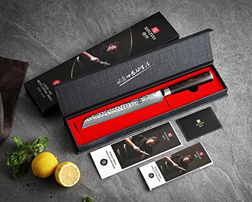 67 Layers Damascus Bread Slicing Knife