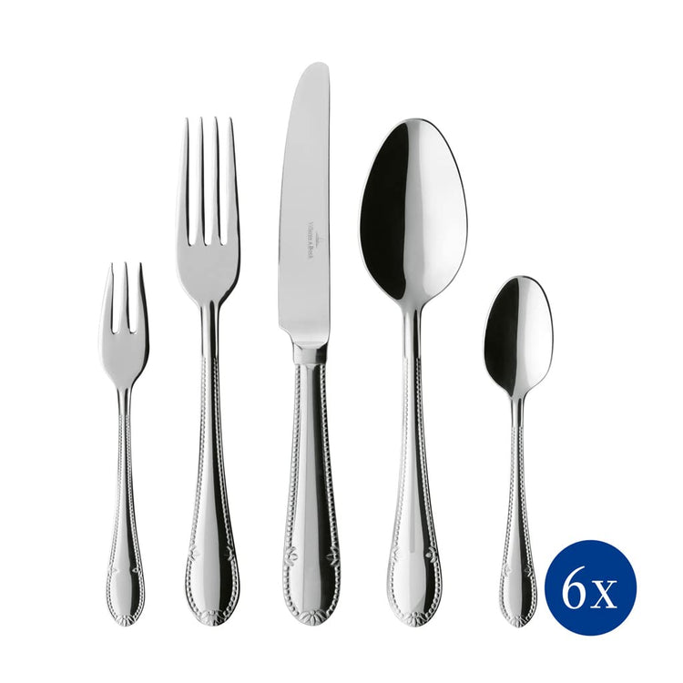 Mademoiselle Cutlery Set 30 Pieces for 6 People (30 Count)