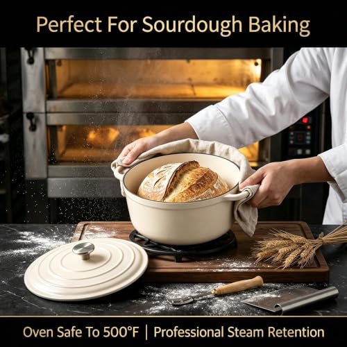Nonstick Enameled Cast Iron Cookware Set