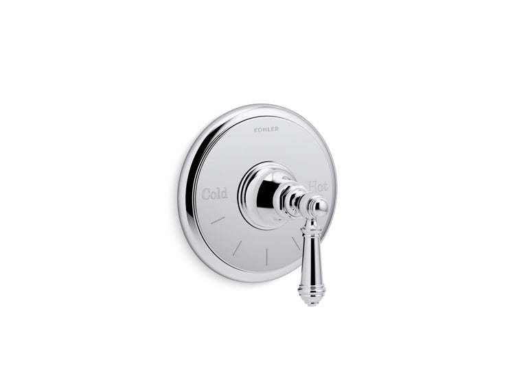 Artifacts Mastershower Temperature Control Valve Trim With Lever Handle