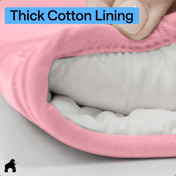 BPA Free Soft Silicone Oven Mitts (2 Count)