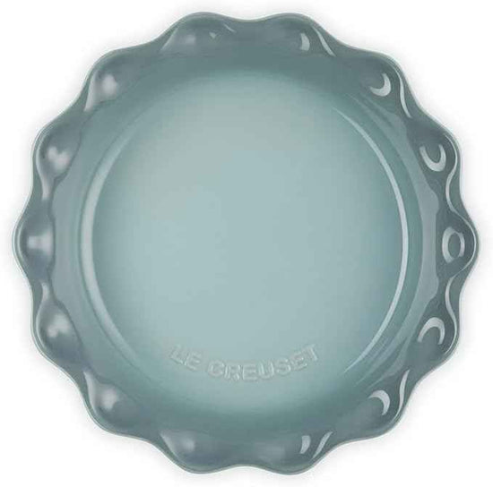 Le Creuset Stoneware Pie Dish, 9", Sea Salt