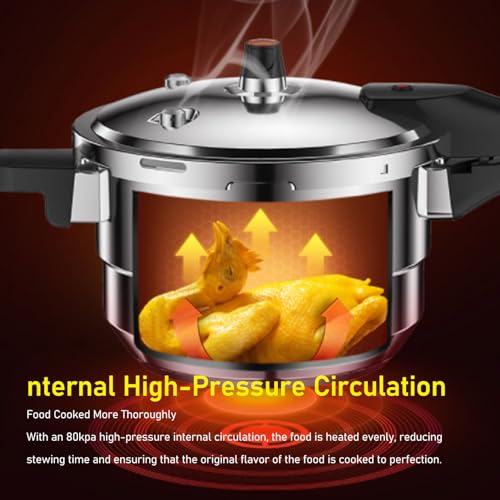 80Kpa Pressure Cooker Stainless Steel Large Capacity