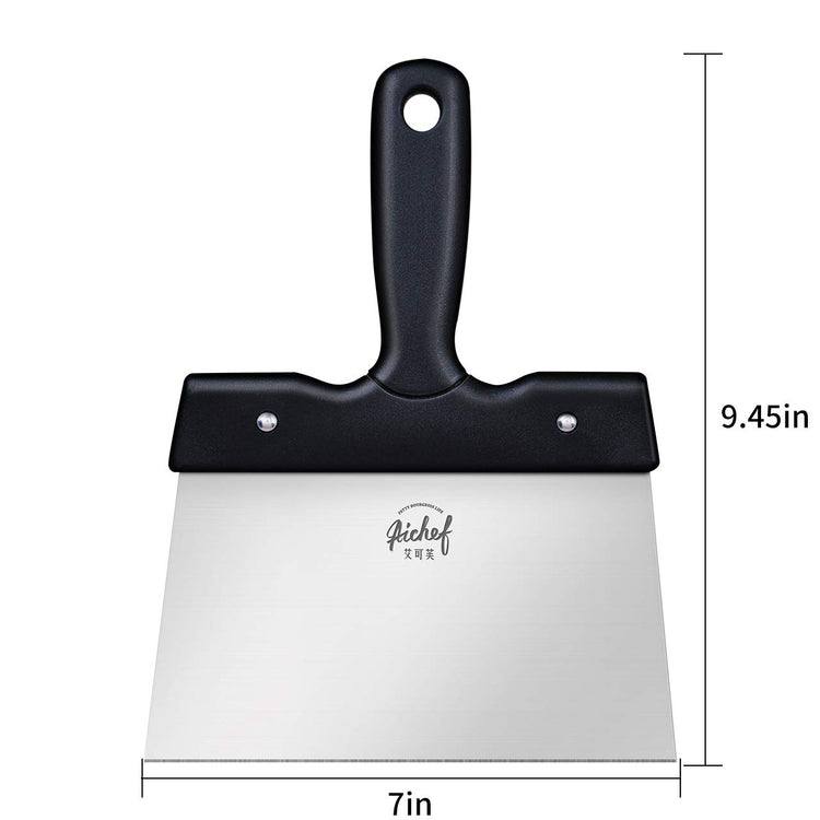 Chocolate Thermostat Spatula Melting Chocolate Tempering Scraper Baking Tool Stainless Steel Spatula Temperature Regulating Blade Large Size