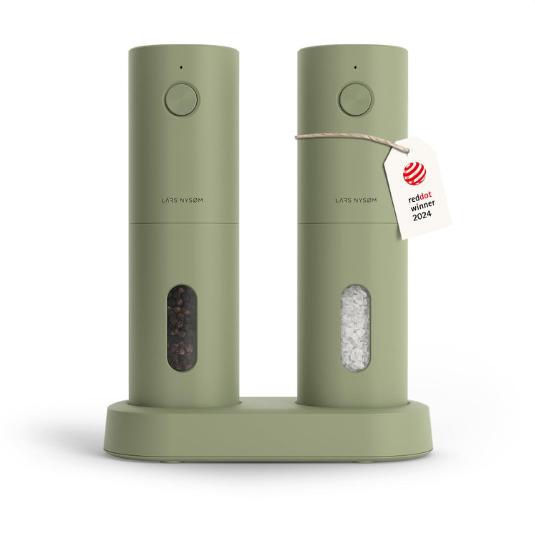 Electric Salt and Pepper Grinder Set